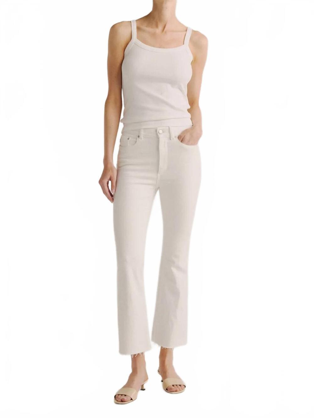 NEW DL1961 - WOMEN'S bridget high rise instasculpt boot cut jean in white